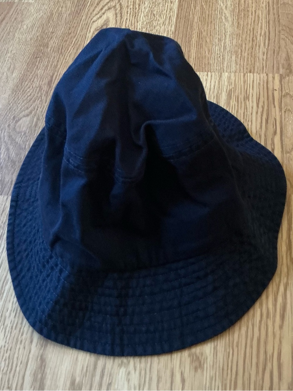 Classic 100% Cotton Men's Navy Blue Bucket Hat From Sportsman, New